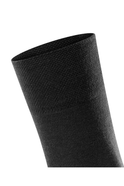 FALKE Damen Socken - Sensitive New York, Bündchen, Logo, einfarbig, lang