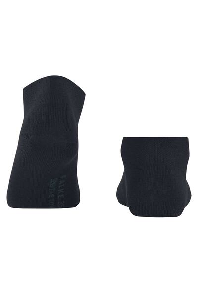 FALKE Damen Sneaker-Socken - Sensitive London, Baumwolle, Bündchen, Logo, einfarbig, kurz