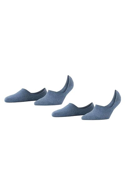 Burlington Damen Füßlinge, 2er Pack - Everyday IN, Anti-Slip Heel, einfarbig
