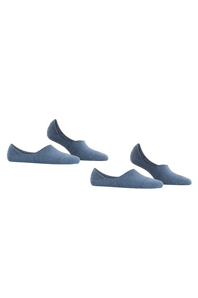 Burlington Damen Füßlinge, 2er Pack - Everyday IN, Anti-Slip Heel, einfarbig
