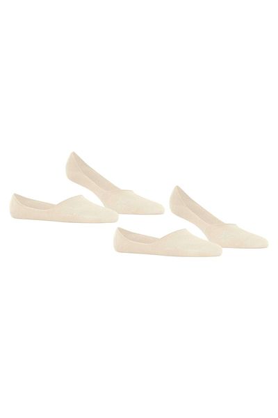 Burlington Damen Füßlinge, 2er Pack - Everyday IN, Anti-Slip Heel, einfarbig
