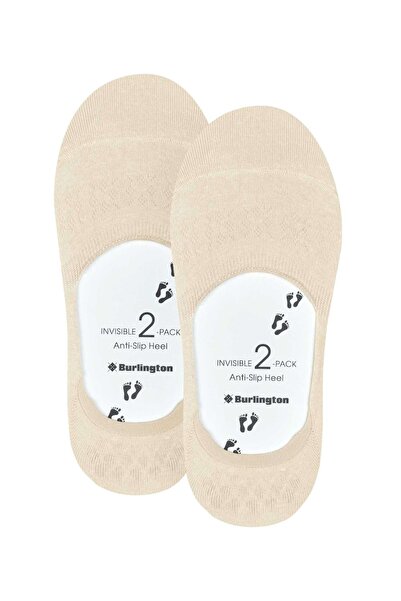 Burlington Damen Füßlinge, 2er-Pack – Everyday IN, rutschfester Absatz, einfarbig