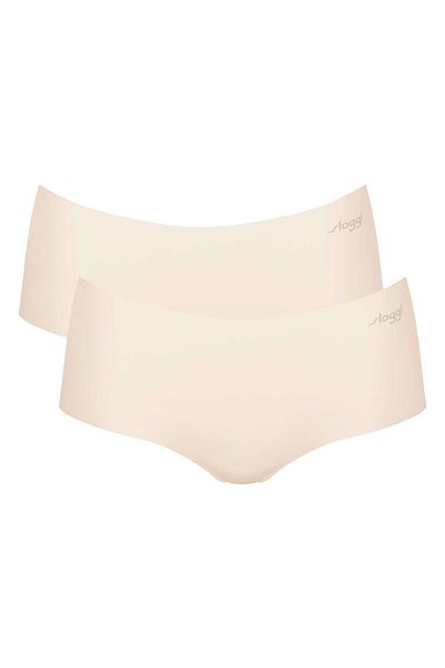 SLOGGI Damen Shorts, 2er Pack - Zero Microfibre 2.0 Shorts, Mikrofaser, einfarbig
