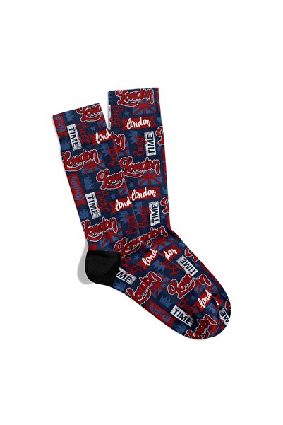 Eğlenceli Çoraplar Забавни чорапи Унисекс Чорапи с принт Лондон Сити X5 Ecsok...