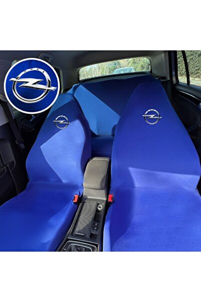 Teksin Opel Astra G Oto Koltuk Servis Kılıfı Mavi Likralı Esnek Tüm Araç Mode...