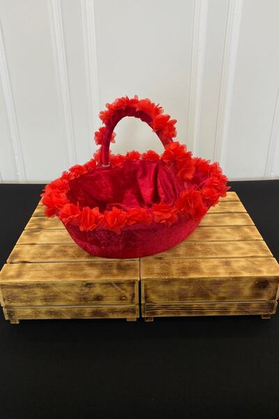 ZEYMERADE سلة هينا للعروس الحمراء، الزفاف، الختان، الزواج، العهد، الخطوبة، زه...