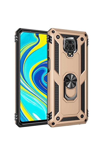 Rivor Xiaomi Redmi Note 9s Uyumlu Kılıf Military Armour Yüzüklü Standlı Koruy...