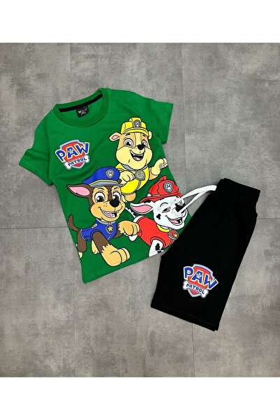 öykümgaleria Costum de vară pentru băieți cu pantaloni scurți Paw Petrol