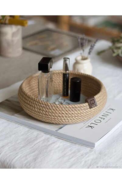 karelim home سلة تنظيم ديكور مقاس 23x5 - متعددة الأغراض