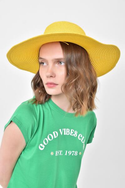Saria Moda Широка сламена шапка