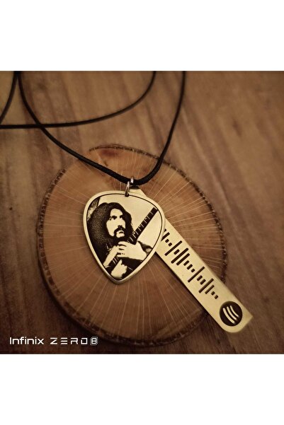 luffy design Barış Manço Pena Ve Spotify Kolye Set ( Istediğiniz Şarkıyı Belirtin)