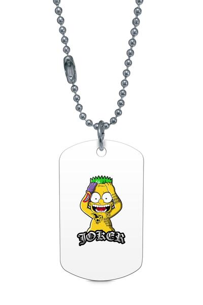 herotasarım سيمبسون جوكر بصمة فضية - Dft7604