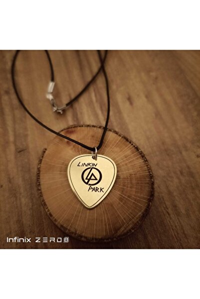 luffy design Linkin Park Yazı Ve Logo Lazer Işelemli Metal Pena Kolye