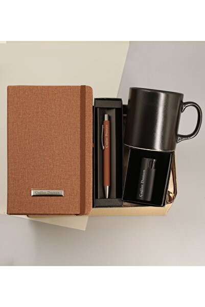 gagga Kişiye Özel Defter & Kişiye Özel Kalem & Kişiye Özel Metal Çakmak & Kup...