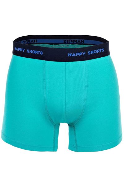 Happy Shorts Herren Boxershorts, 3er Pack - Retro Jersey, Logobund