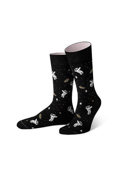 von Jungfeld 3er Pack Herren Socken - Motivsocken, Geschenkbox, gemischte Farben