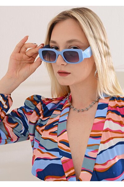 Duke Nickle Rectangular Sunglasses