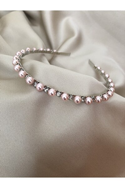 DOĞA ART STORE Αξεσουάρ νυφικών μαλλιών με κρυστάλλινα κορώνα με πέρλες