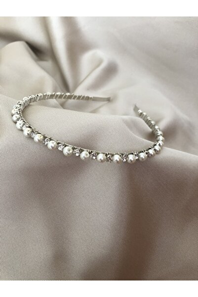 DOĞA ART STORE Αξεσουάρ νυφικών μαλλιών με κρυστάλλινα κορώνα με πέρλες