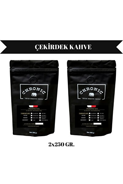 CHRONIC COFFEE Çekirdek Kahve, Indonesıa (sumatra) (2x250 Gr.)