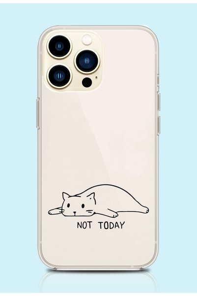 Powerfox iPhone 14 Pro Max Note Today Transparent Phone Case