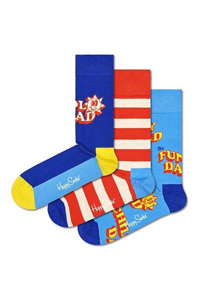 Happy Socks Herren-Socken zum Vatertag – 3er-Pack, Geschenkbox, Gemischte Farben