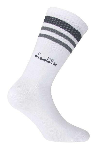 Diadora Unisex Tennissocken - 6er Pack, Logo, Streifen
