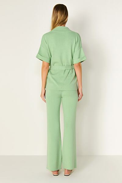 JOIN US Elastic Waist Knitwear Trousers