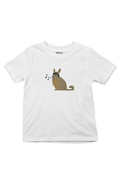 GreenMint تي شيرت للأطفال موسيقى فيسكاشا (ملاحظات زرقاء)_em2653