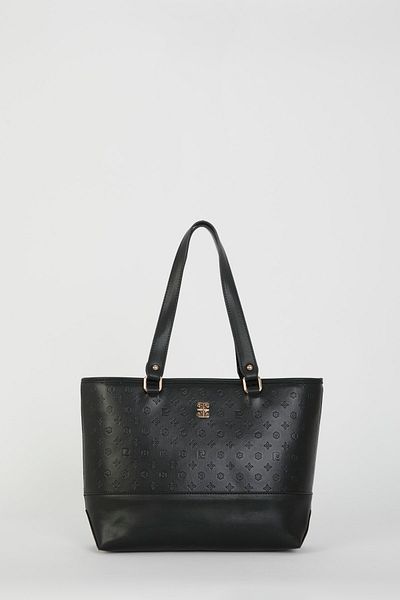Pierre Cardin Schwarze Floater Damen-Umhängetasche 05PO22Y1560