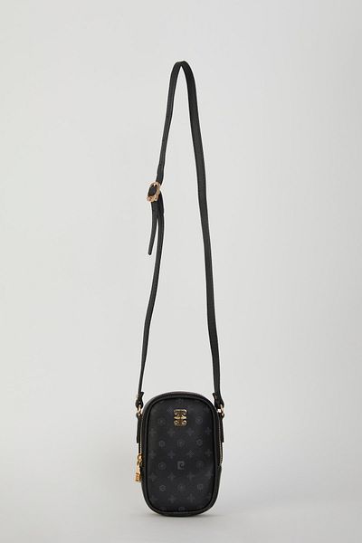 Pierre Cardin Geantă de umăr pentru femei Monogram neagră 05PO22Y1556