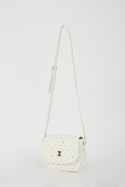 Pierre Cardin Geantă de umăr de damă Monogram albă 05PO23Y1733