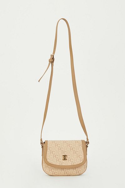 Pierre Cardin Nude Tram Alphabet Women's Shoulder Bag 05Po23Y1733