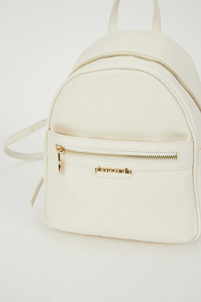 Pierre Cardin Ecru Floater Women's Backpack 05Po23Y1739