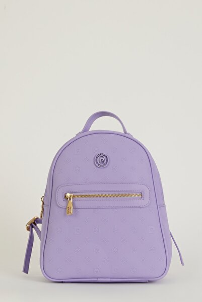 Pierre Cardin Print Lavanta Kadın Sırt Çantası 05PO22Y1541