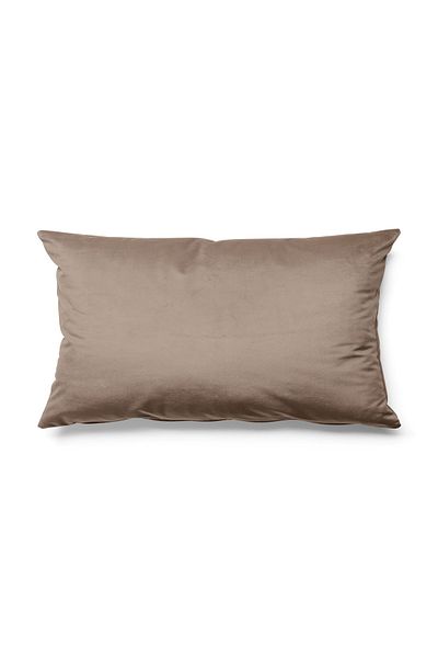 Pilloveland Jednofarebné - Jednofarebné poťahy na vankúše semišové čalúnenie 50*30 cm - Mink