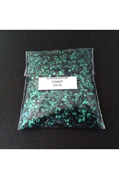 HOBİFLEX Glitter Altıgen Epoksi Süsleme Pulu Nail Art Makyaj Sim Zümrüt Yeşil...