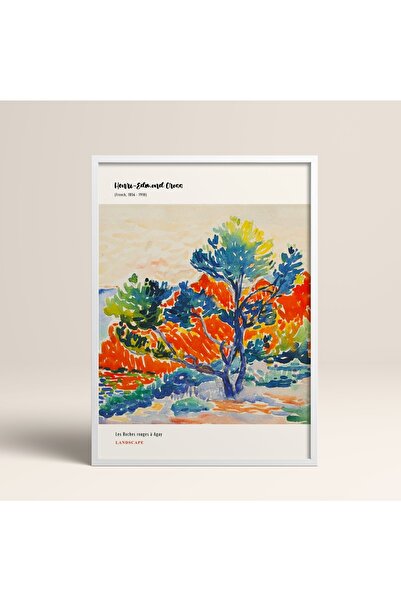 HOMEPACK Uramljeni moderni Henri-edmond krst 30x40cm 40x60cm 50x70cm crno bel...