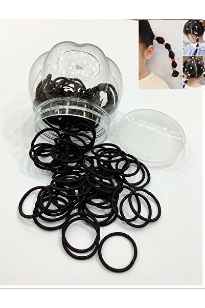 NEW HİLL Кутия, съдържаща 100 ластици за коса и еластични ленти