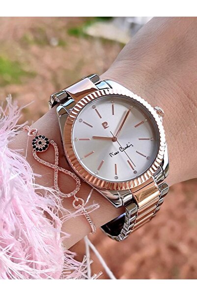 Pierre Cardin 800402F02 Steel Cord Women's Wristwatch 30 Mt Waterproof