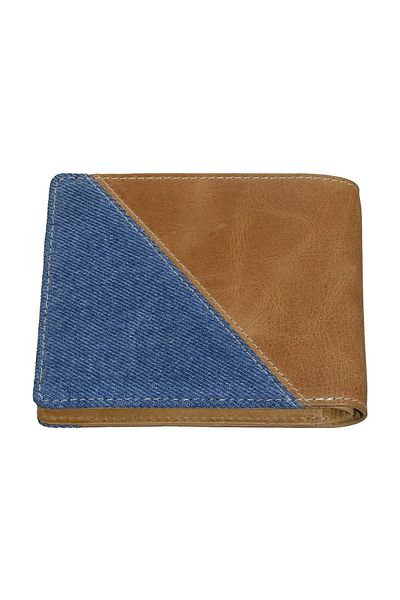 Zippo Denim Blue Tan Wallet Men's Wallet - 2007138