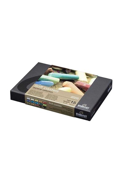 Talens Rembrandt Soft Crayon 15 Pack Half Size 3362