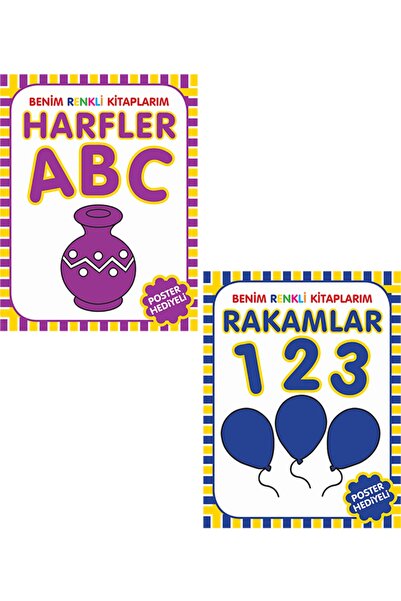 Parıltı Yayıncılık My Colorful Books-Set of Letters and Numbers