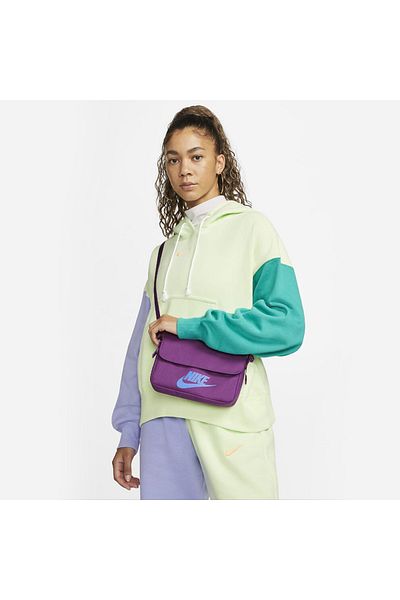 Nike Purple Unisex Shoulder Bag Cw9300-503 W Nsw Futura 365 Crossbo