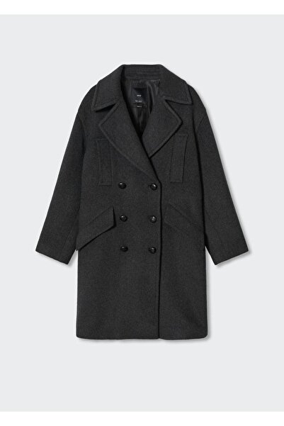 MANGO Woman Double Breasted Cut Coat
