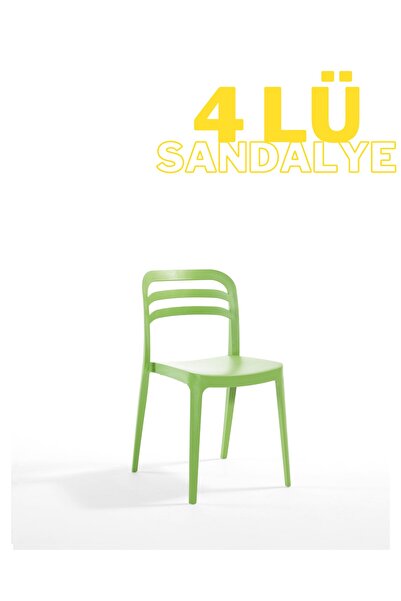 Novussi Aspen 4 Lü Plastik Sandalye