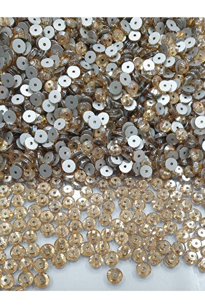 CRYSTALSHOP Pailletă de cristal Dikre - Aur de 5 mm (50 GR - 800 AD)