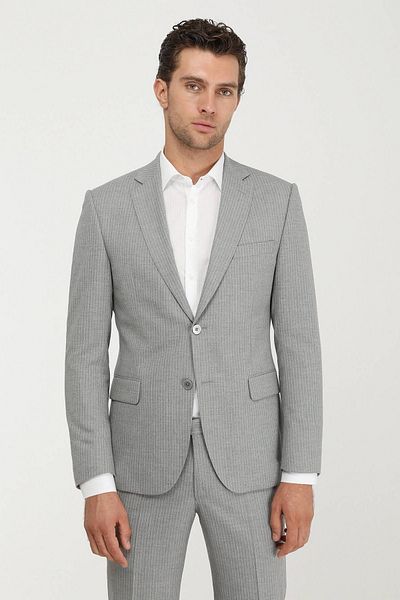 Kip Men's Striped Suit - Modern Fit
