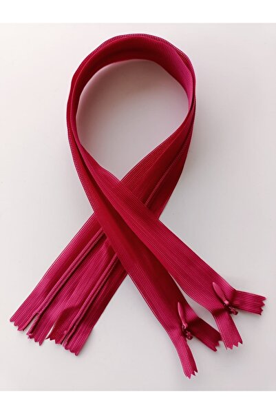 fabricorg Hidden Zipper 45 Cm 2 Pieces (red)