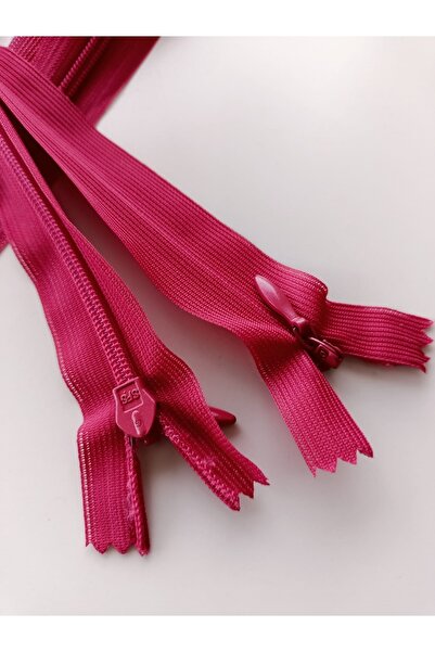 fabricorg Hidden Zipper 45 Cm 2 Pieces (red)